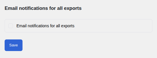 Settings: role permissions and global email notifications